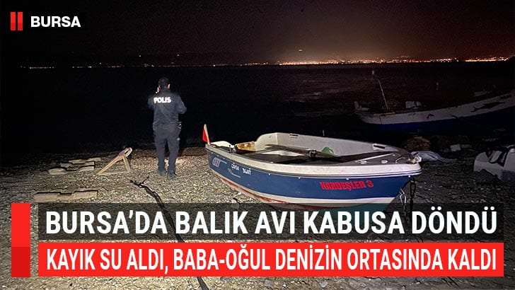Bursa'nın Mudanya ilçesinde balık tutmak