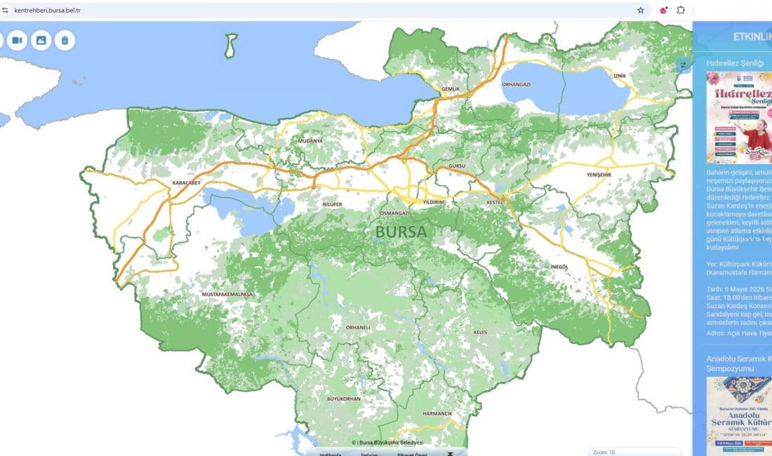 Bursa Büyükşehir Belediyesi, geliştirdiği ‘Bursa Kent Rehberi’ ile şehri ziyaret