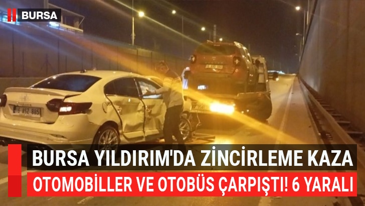 Bursa'da gece yarısı meydana gelen