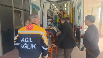 Bursa'nın Orhangazi ilçesinde bir apartmanın çatısında meydana gelen iş kazasında,