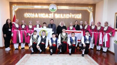 Osmangazi Belediyesi’nin Bursa’nın fethinin 700. yılı etkinlikleri kapsamında ağırladığı kardeş
