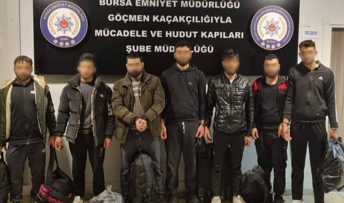 Bursa’da düzensiz göçle mücadele kapsamında yürütülen çalışmalar sonucu, kiralık ev