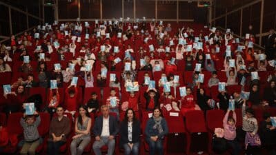 Nilüfer Belediyesi'nin düzenlediği Çocuklara Kitap Söyleşileri'nin konuğu yazar Ebru Akkaş