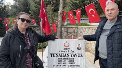 Kuzey Irakt'taki pençe kilit harekatında şehit olan Piyade Komando Üsteğmen