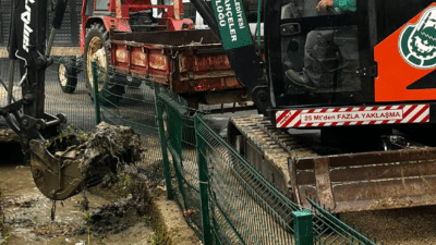 Bursa'nın İnegöl İlçe Belediyesi, Cerrah Mahallesi’nde gerçekleştirdiği çalışma kapsamında 5