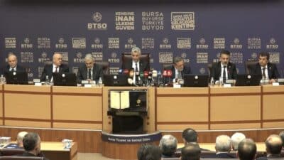 Ticaret Bakanı Ömer Bolat, Bursa Ticaret ve Sanayi Odası (BTSO)
