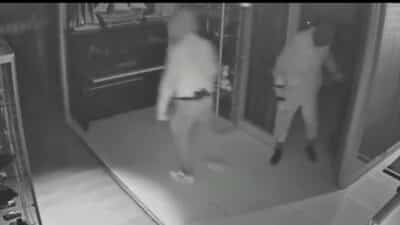 Bursa'nın Kestel ilçesinde iki ayrı işletmede çelik kasaların çalındığı hırsızlık