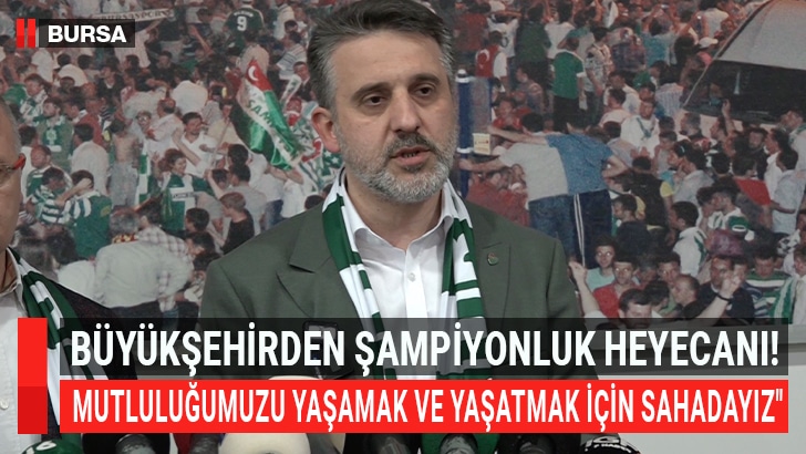Bursaspor'un şampiyonluk zaferinin ardından konuşan