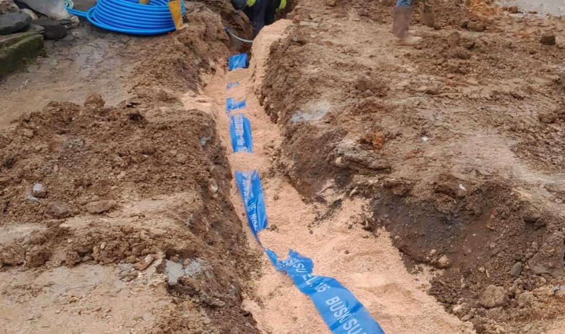 Bursa Büyükşehir Belediyesi, İznik’in Müşküle Mahallesi’nde dev altyapı projesini başlattı.