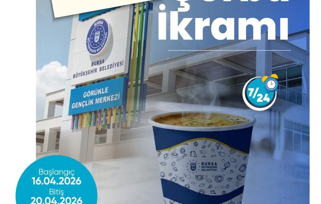 Bursa Büyükşehir Belediyesi, sınav haftasında ter döken üniversitelileri unutmadı. Görükle