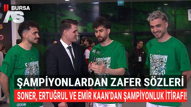 Bursaspor’un şampiyonluk kupasını kucakladığı gecede