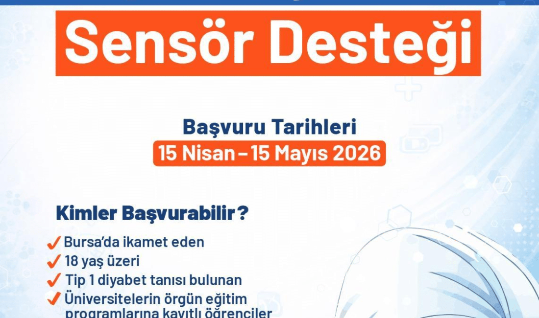 Bursa Büyükşehir Belediyesi, sosyal güvencesi bulunmayan Tip 1 diyabet hastası