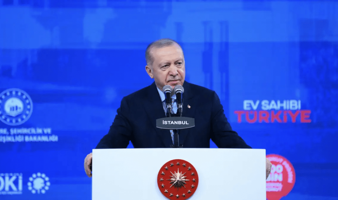 Cumhurbaşkanı Recep Tayyip Erdoğan, İstanbul’da 100 bin sosyal konutun hak