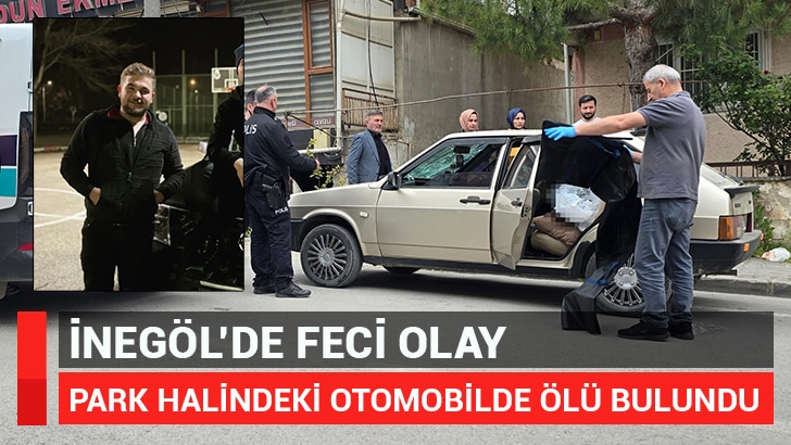 Bursa'nın İnegöl ilçesinde gece saatlerinde