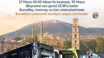 Bursa Büyükşehir Belediyesi, vatandaşların ziyaretlerini daha rahat gerçekleştirebilmesi için Kurban