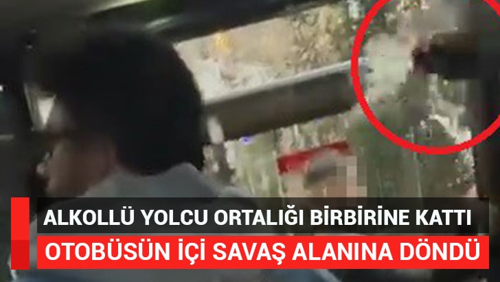 Bursa'da seyir halindeki otobüste iddiaya