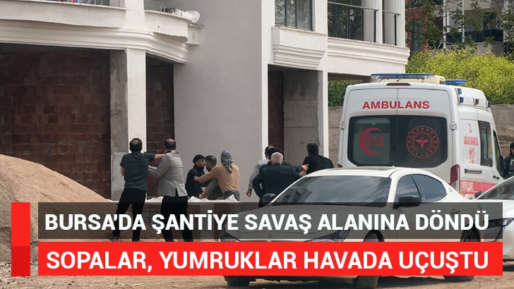 Bursa'nın İnegöl ilçesinde yapımı süren