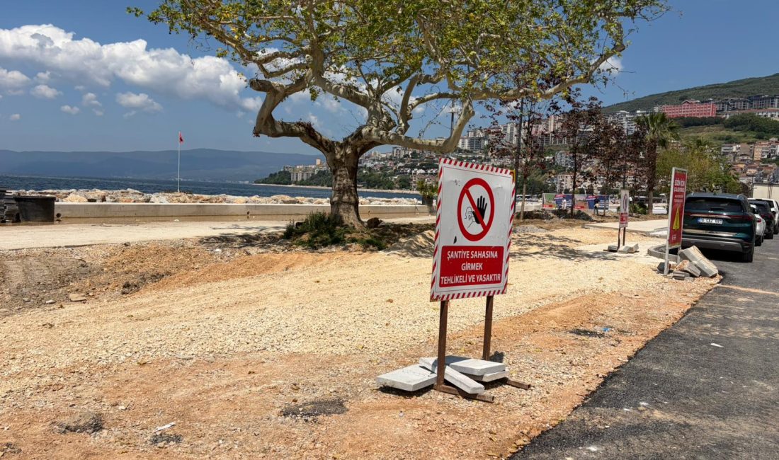  Bursa Büyükşehir Belediyesi, Gemlik sahilinde hem afet riskini azaltacak